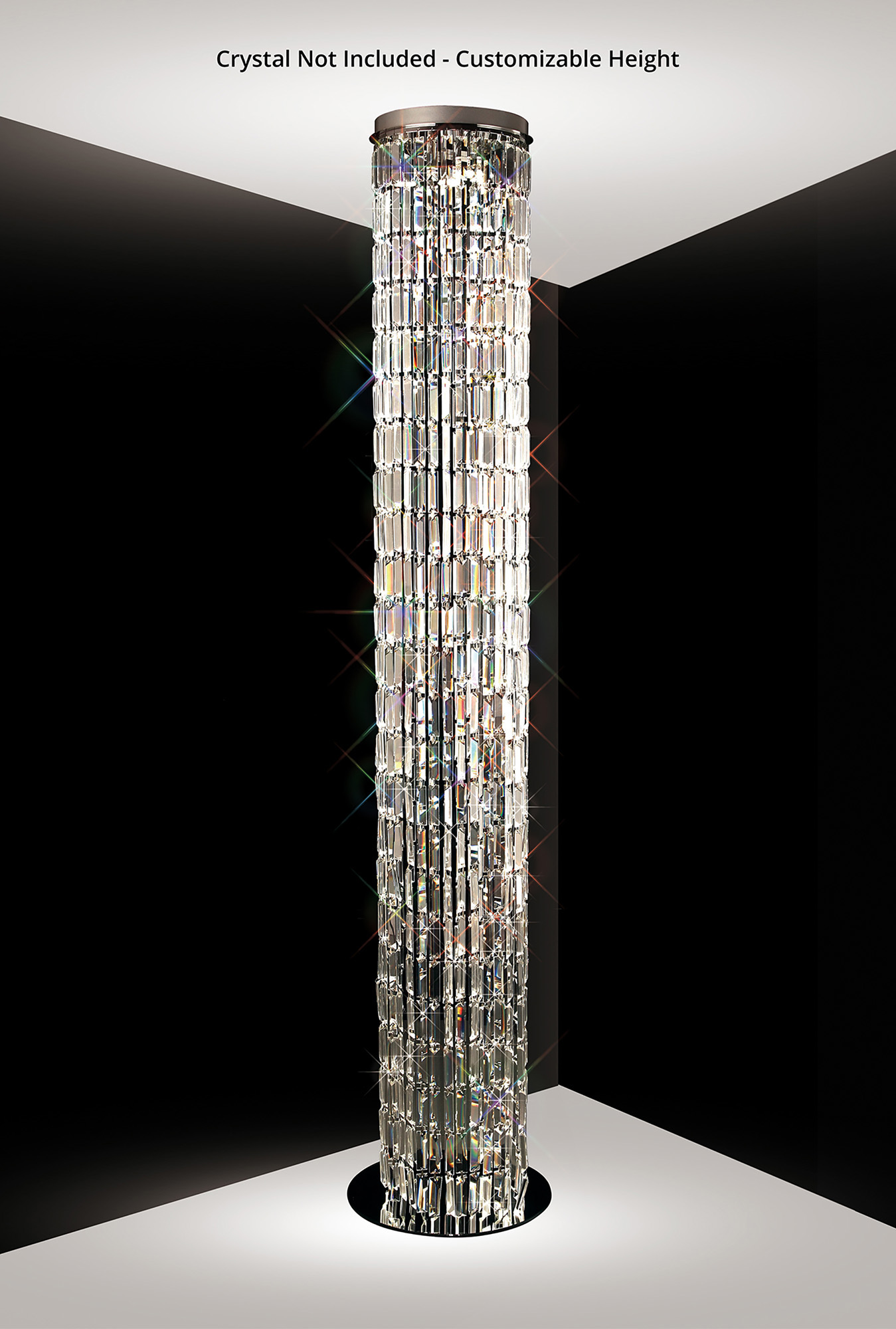 Torre Crystal Ceiling Lights Diyas Ringed & Square Crystal Fittings Torre Crystal Ceiling Lights Diyas Ringed & Square Crystal Fittings